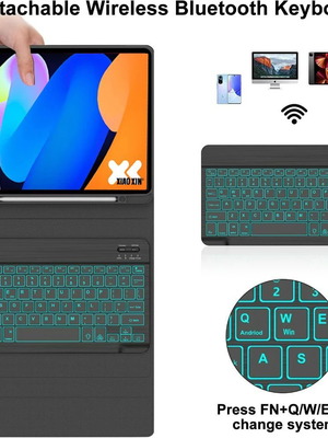 Bluetooth Keyboard Case with Backlit Touchpad for Lenovo Idea Tab 11"