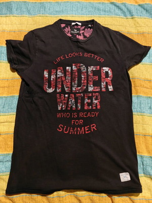 Funky Buddha men's t-shirt used, size S, black
