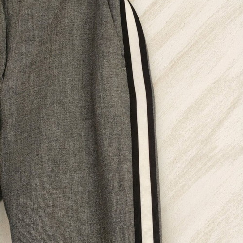Zara women's grey fabric pants with stripes, like new, size S
