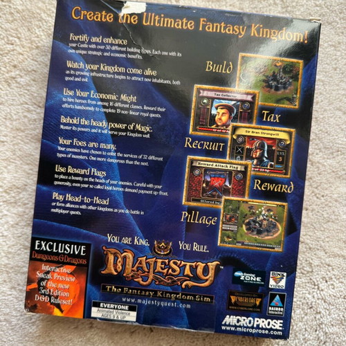 Majesty used PC strategy game