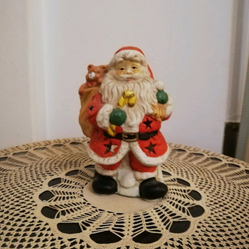 Santa Claus tealight holder like new