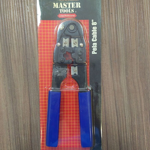Master telephone cable termination tool new with crimping press and stripper