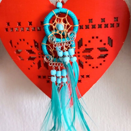 Handmade earrings new, blue