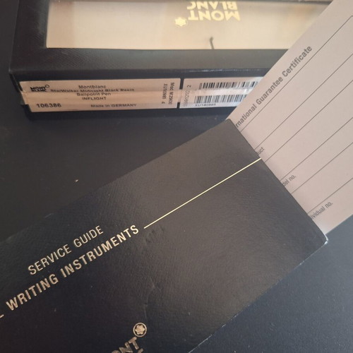 Montblanc StarWalker case like new, original box for Midnight Black Resin Ballpoint