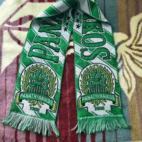 Panathinaikos 1995 scarf like new, vintage, large size