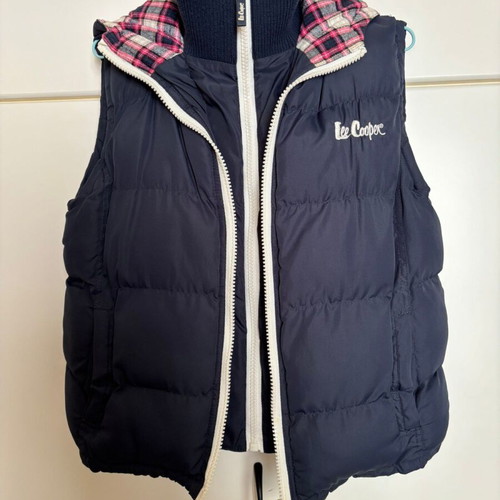 Lee Cooper sleeveless spring jacket like new, unisex, blue multicolor