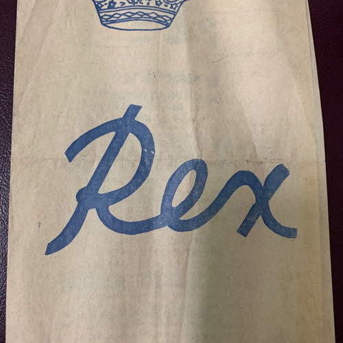 REX cinema panepistimiou used promotional leaflet