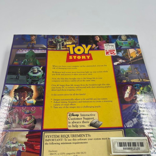 Disney Toy Story Screen Scenes Windows PC 3.5” Floppy Disk Edition new