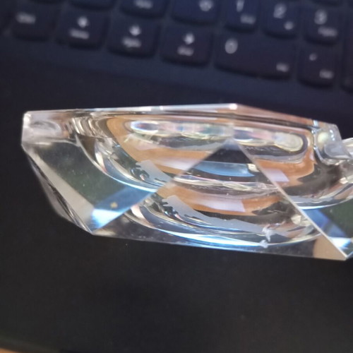 Crete Glass Ashtray like new, souvenir