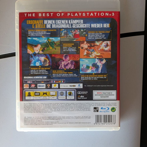 PS3 Dragonball Xenoverse XV Essentials game