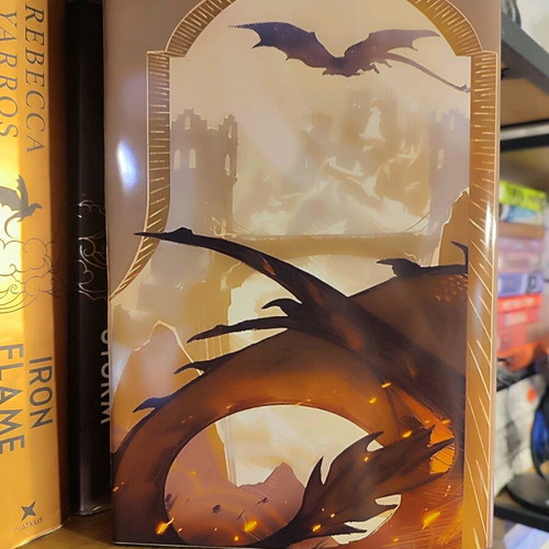 Fourth Wing book dust cover new for hardback edition
