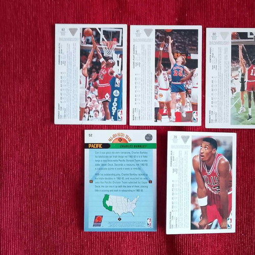 Basketball cards America 91-1992 N.B.A. like new, pack of 5