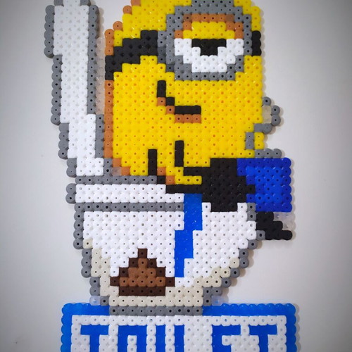 Handmade Minion Bathroom Sign decoration new