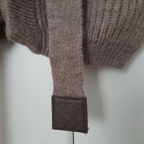 Liu Jo cardigan long knitted like new, brown with belt and 2 pockets