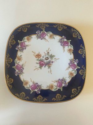 Rosenthal decorative plate used 30.5 cm with floral design