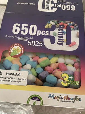 Magic Nuudles educational creative sponges used