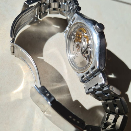Swatch Irony Body & Soul YAS100G wristwatch used, silver color
