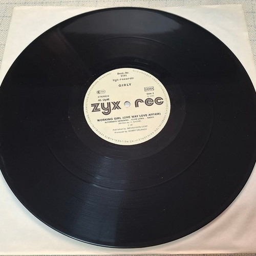 Girly Working Girl (One Way Love Affair) 12' vinyl used, electronic