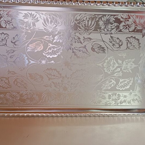 Serving tray rectangular like new, 43x26.5 cm