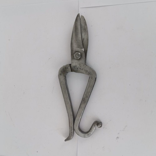 Blacksmith scissors used, ornate, circa 1900