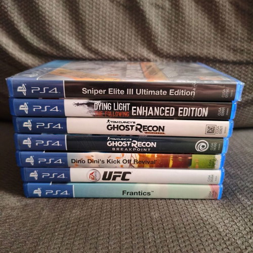 PS4 games bundle with Ghost Recon, Dying Light, Frantics, UFC, Kick Off Revival