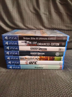 Πακέτο PS4 παιχνιδιών με Ghost Recon, Dying Light, Frantics, UFC, Kick Off Revival