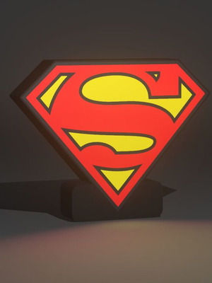 3D Printed Superman Logo Lightbox like new