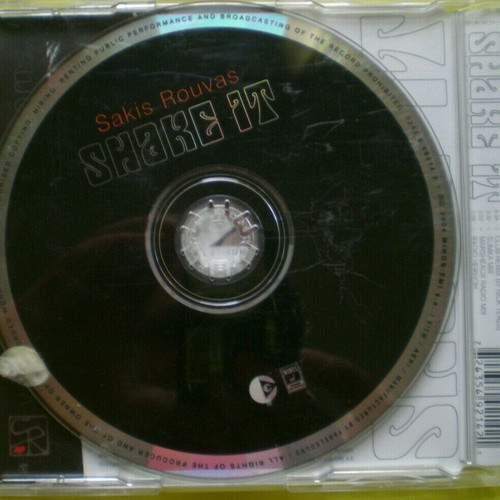 International maxi CD single Shake it with Sakis Rouvas from Eurovision