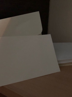Envelopes with or without ticket new