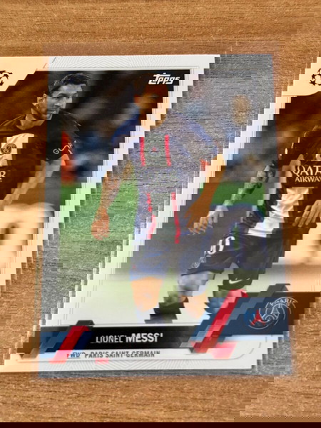 Topps Chrome Lionel Messi Argentina PSG