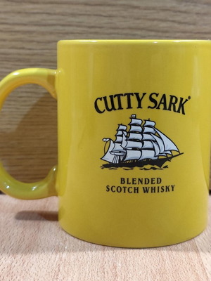 Cutty Sark παλιά διαφημιστική κεραμική κούπα