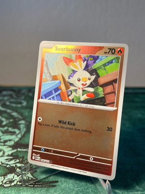 Scorbunny reverse holo card used