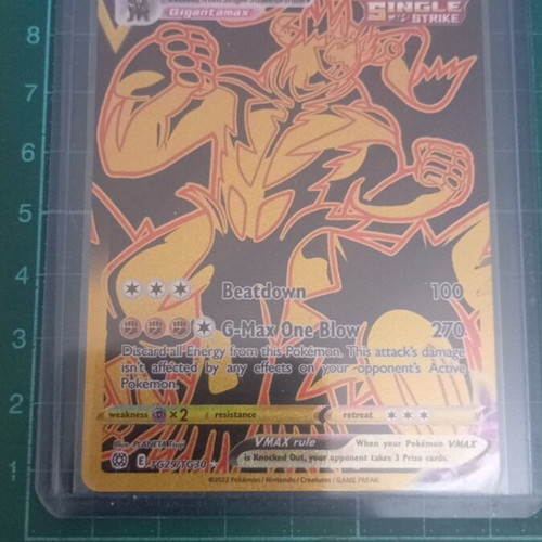Single Strike Urshifu VMAX TG29 Pokemon Card new