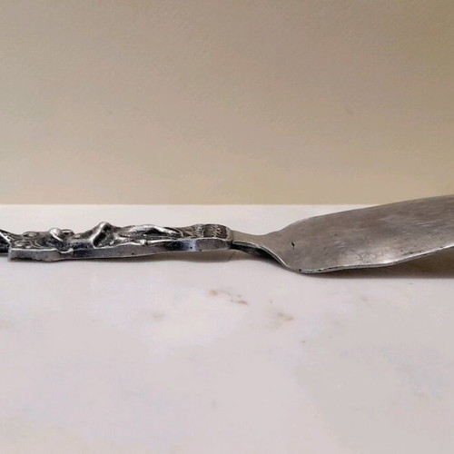 Collectible tin spatula like new, Scandinavian art 1950s