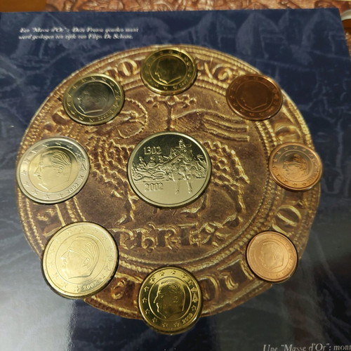 Belgium Euro FDC 2002 new, in triptych case