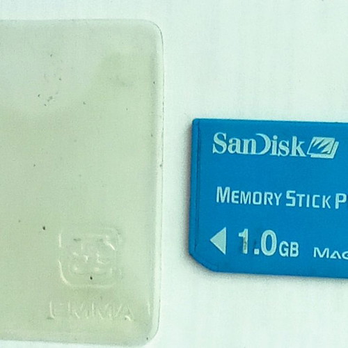 MemoryStick ProDuo 1.0GB SanDisk used with vintage pouch