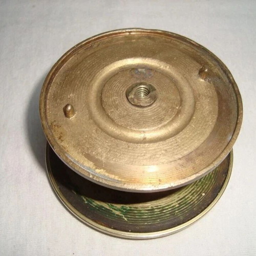 Vintage Greek brass door handle Robert & John Kennedy used