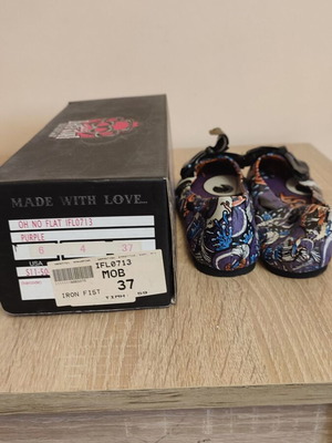 Παπούτσια μπαλαρίνες Iron Fist μωβ Νο 37 καινούργια