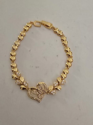 Βραχιόλι επιχρυσωμένο 24 k καινούργιο, πολύ ωραίο και μοντέρνο