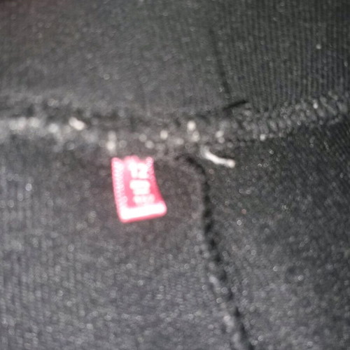 Zara leggings pants like new, black, size S with leather details
