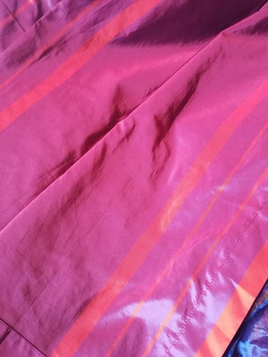 Bedroom set with purple shiny fabric like new
