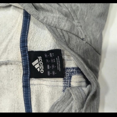 Adidas Originals vintage style hoodie L used, gray melange