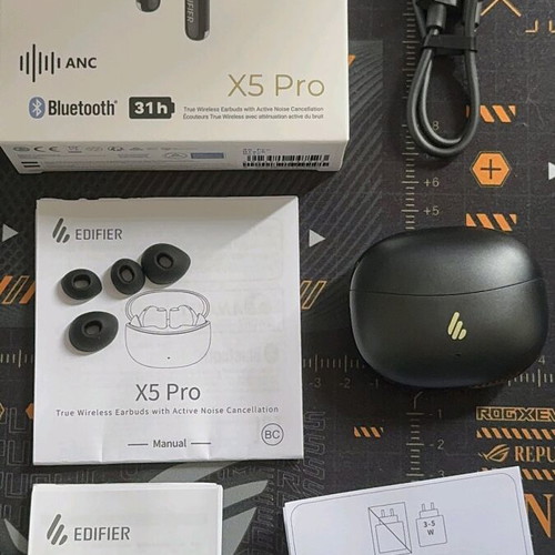 Edifier X5 Pro Wireless Earbuds new with ANC and 31h battery