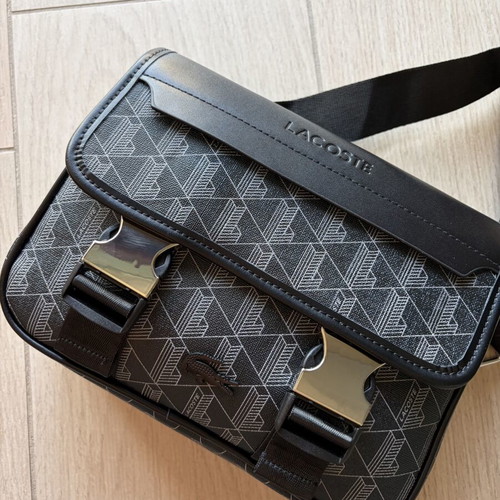 Lacoste messenger bag brand new, black