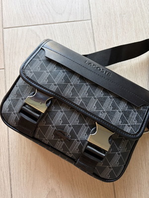 Lacoste messenger bag brand new, black