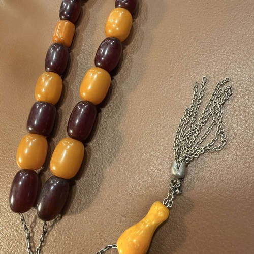 Set of 2 Vintage Authentic Faturan Komboloi Worry Beads
