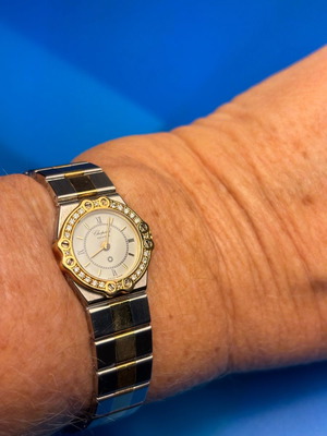 Chopard St. Moritz women's watch used with 0.21 ct diamonds