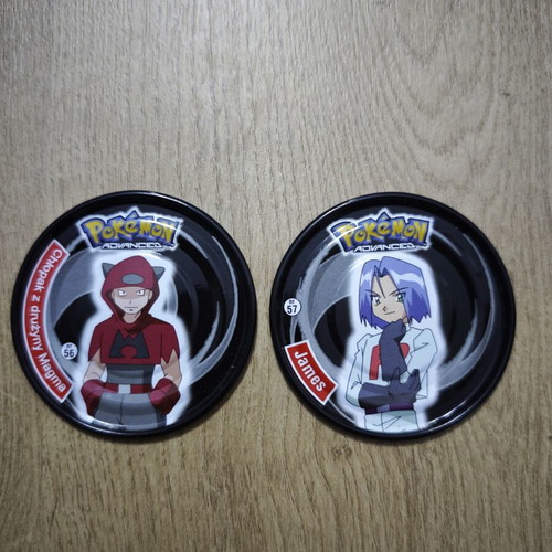 Pokemon Advanced Metal Tazos, Polish