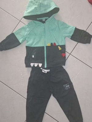 Tuc Tuc baby tracksuit set with zip-up hoodie for 1 year old
