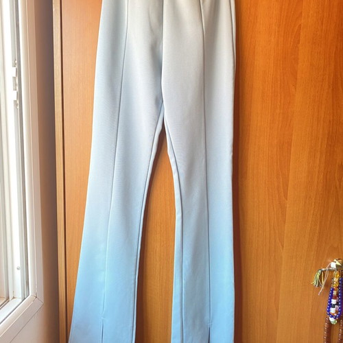 Blue flare pants, size S
